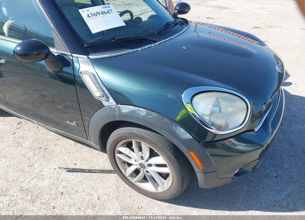 2012 MINI COOPER S COUNTRYMAN VIN: WMWZC5C56CWM11856