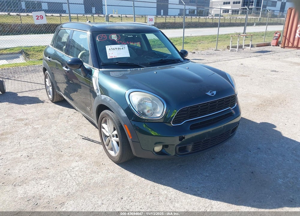 2012 MINI COOPER S COUNTRYMAN VIN: WMWZC5C56CWM11856