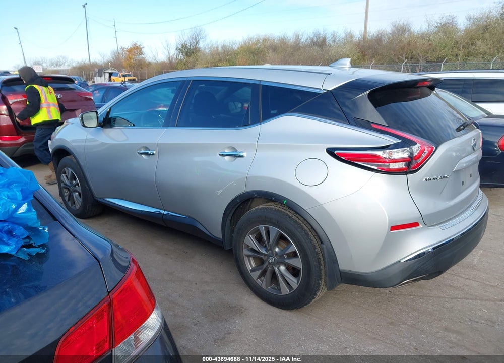 2018 NISSAN MURANO S VIN: 5N1AZ2MH0JN173345