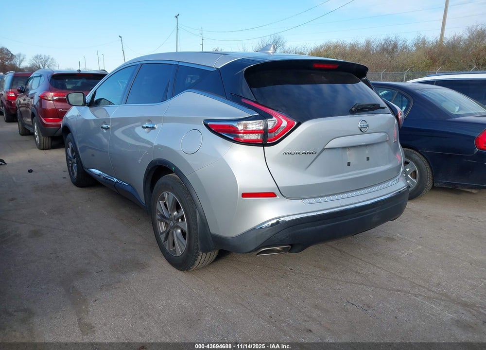 2018 NISSAN MURANO S VIN: 5N1AZ2MH0JN173345