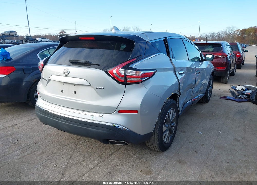 2018 NISSAN MURANO S VIN: 5N1AZ2MH0JN173345