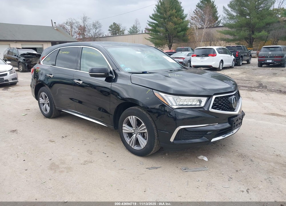 2020 ACURA MDX STANDARD VIN: 5J8YD4H3XLL009001