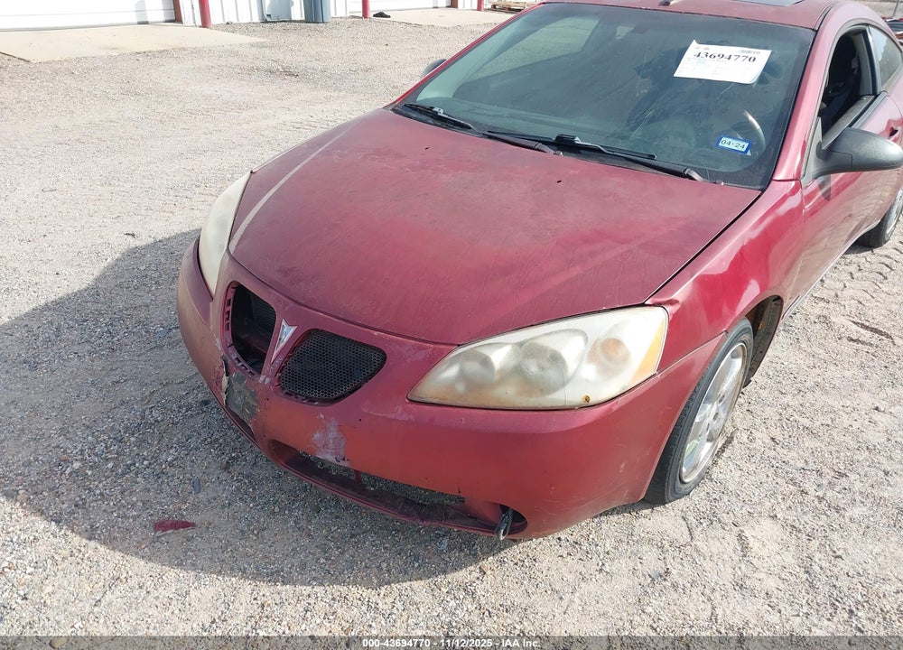 2008 PONTIAC G6 GT VIN: 1G2ZH17N884199881
