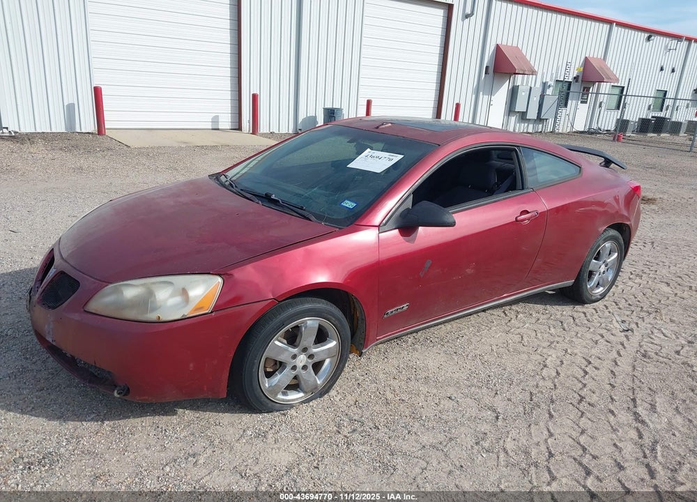 2008 PONTIAC G6 GT VIN: 1G2ZH17N884199881