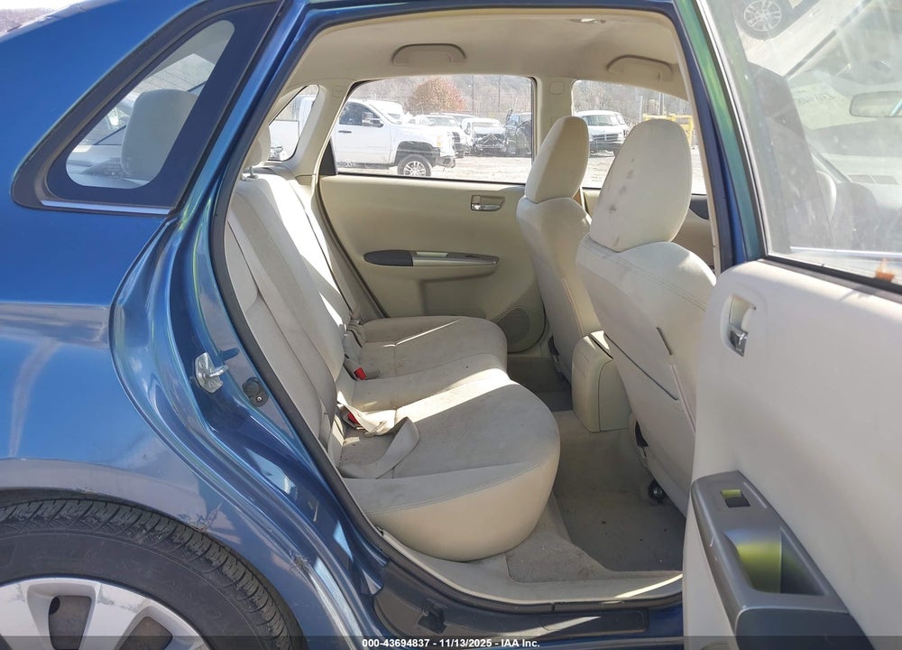 2008 SUBARU IMPREZA VIN: JF1GE61648H519383