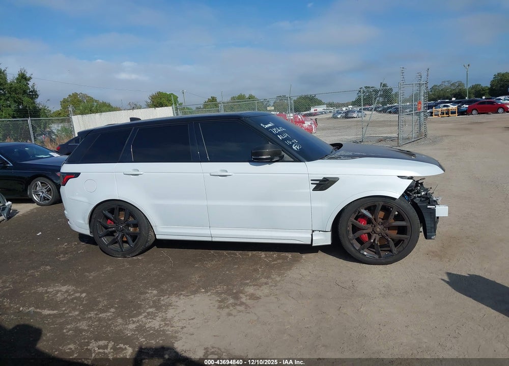 2020 LAND ROVER RANGE ROVER SPORT SVR VIN: SALWZ2RE3LA725626