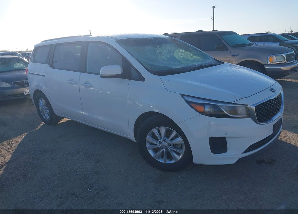 2016 KIA SEDONA LX VIN: KNDMB5C11G6209459