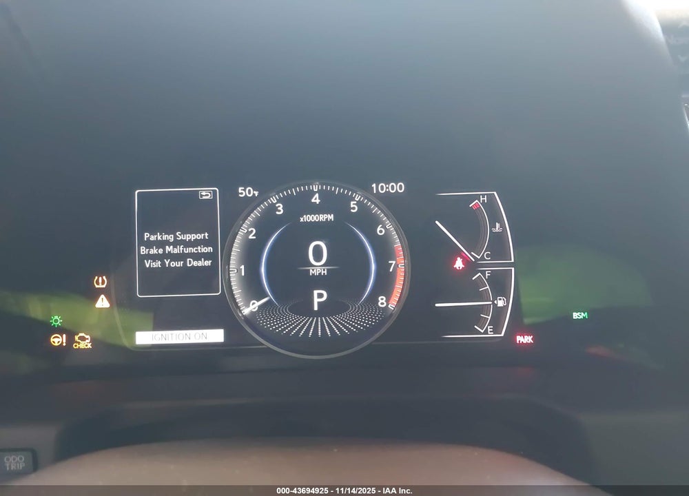 2019 LEXUS ES 350 VIN: 58ABZ1B13KU043483
