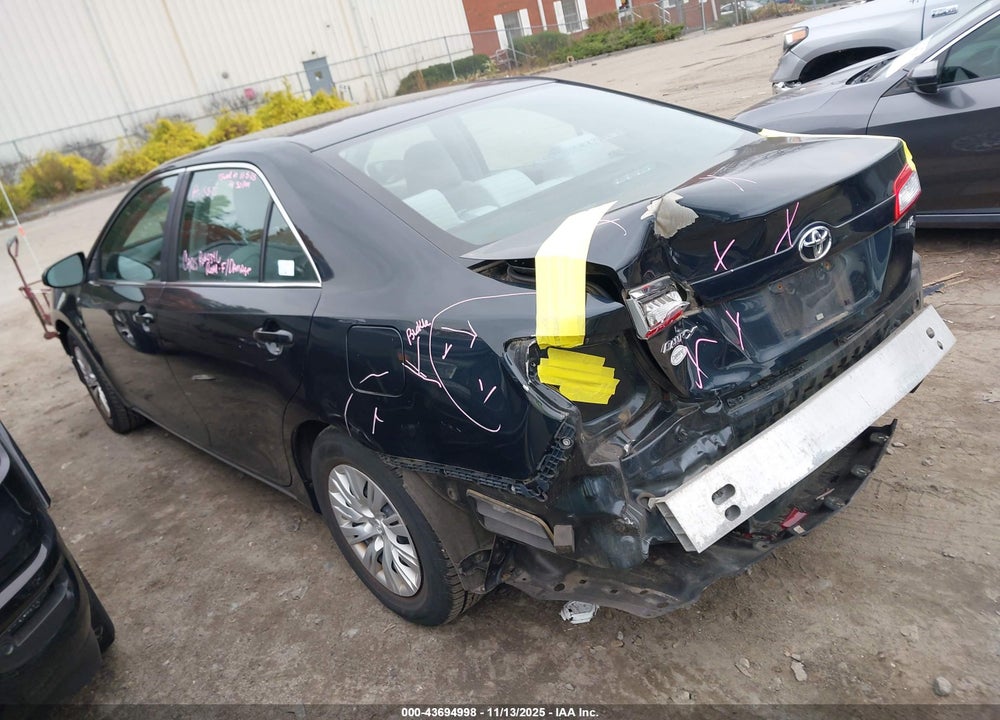 2013 TOYOTA CAMRY LE VIN: 4T1BF1FK8DU652932