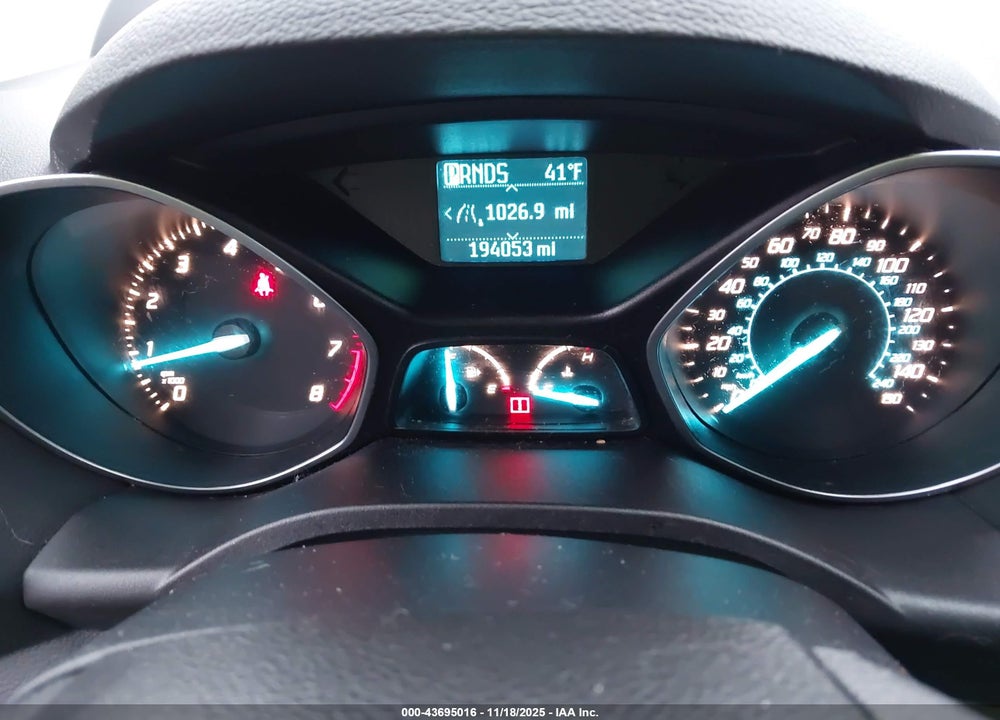 2013 FORD ESCAPE S VIN: 1FMCU0F76DUA19653