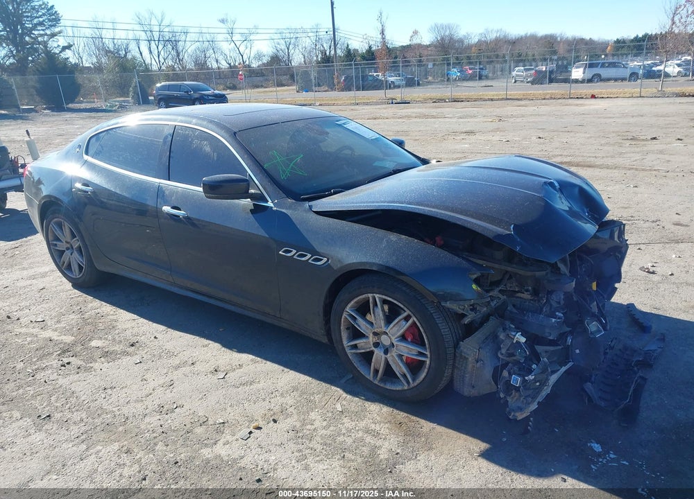 2014 MASERATI QUATTROPORTE S Q4 VIN: ZAM56RRA4E1076712