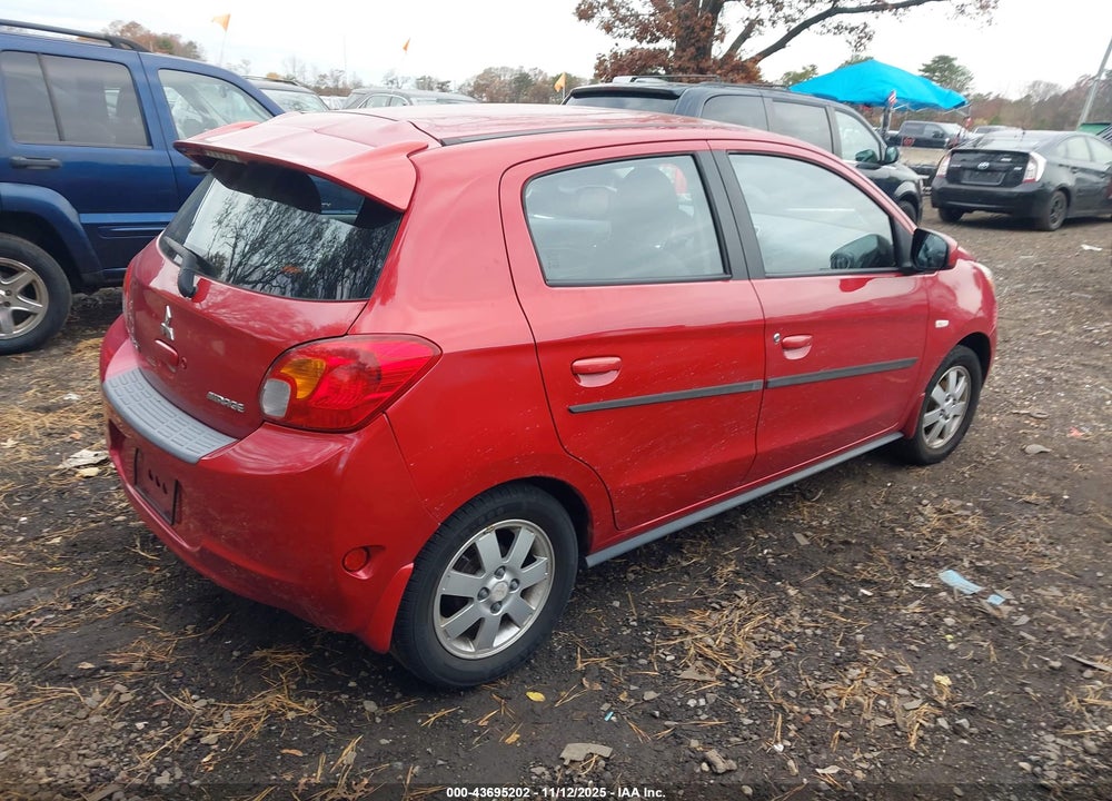 2014 MITSUBISHI MIRAGE ES VIN: ML32A4HJ0EH021937
