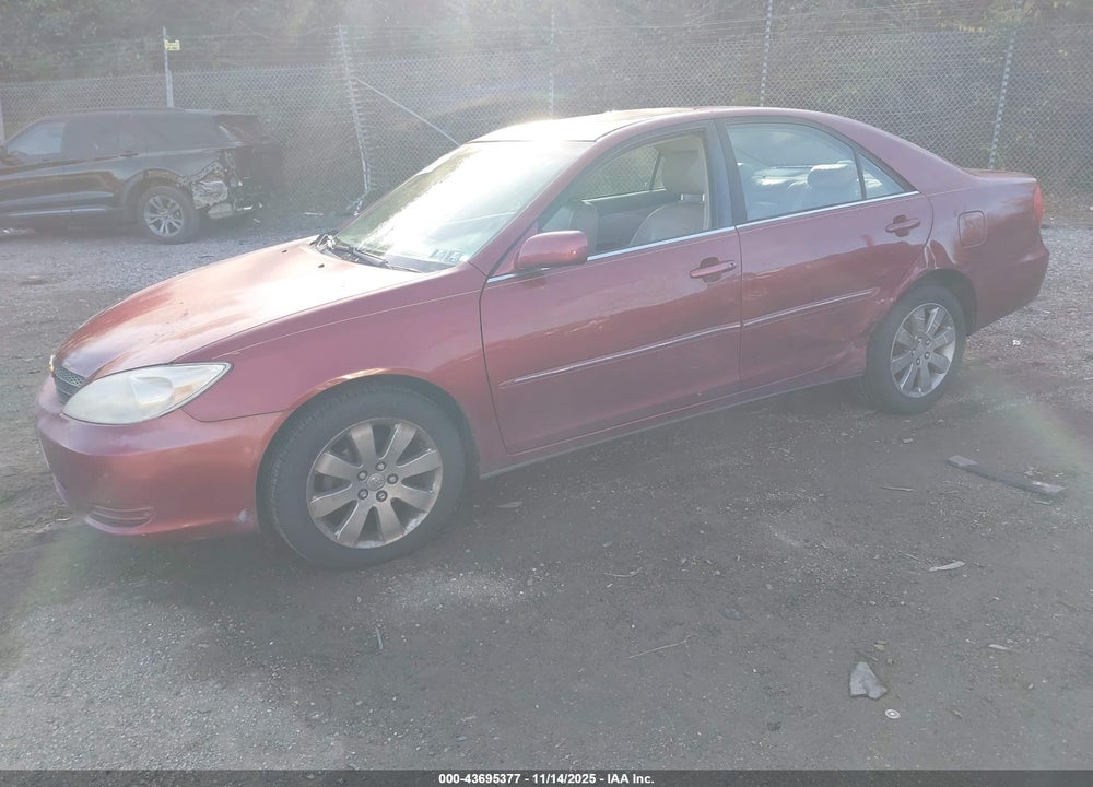 2002 TOYOTA CAMRY XLE VIN: 4T1BE30K62U101287