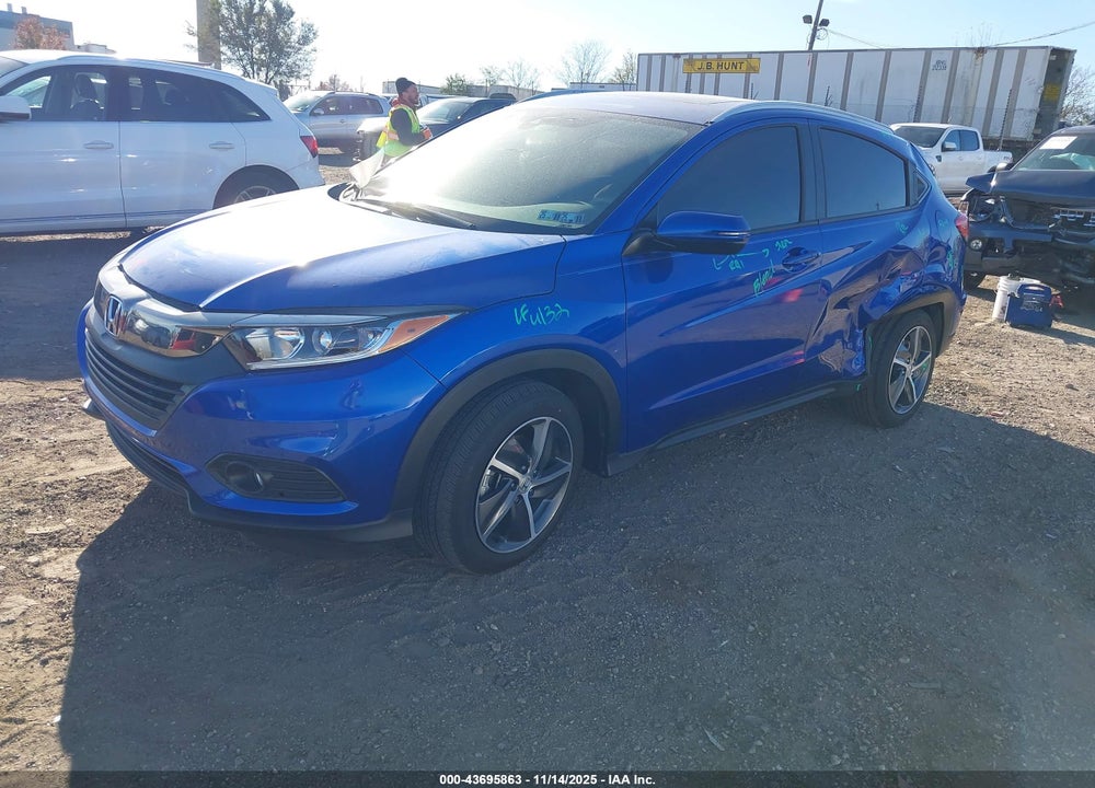 2022 HONDA HR-V AWD EX VIN: 3CZRU6H56NM713708