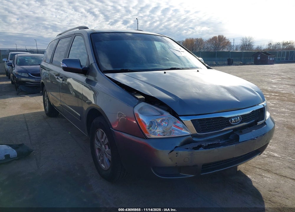 2012 KIA SEDONA LX VIN: KNDMG4C79C6432827
