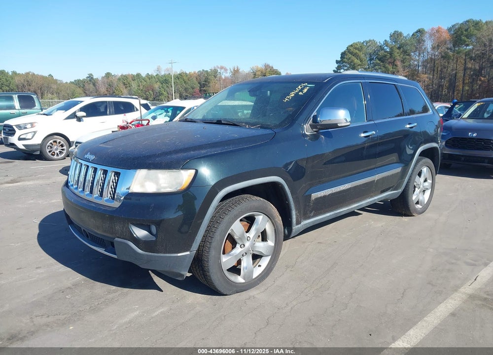 2012 JEEP GRAND CHEROKEE OVERLAND VIN: 1C4RJECT9CC229271