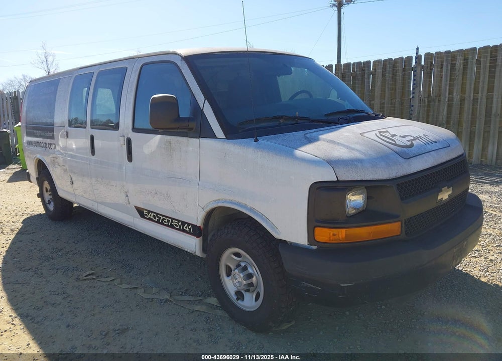 2015 CHEVROLET EXPRESS 3500 WORK VAN VIN: 1GCZGUCF3F1271034