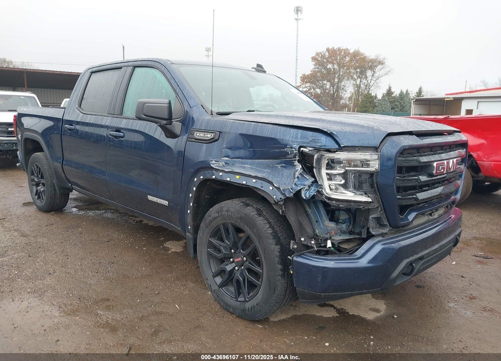 2021 GMC SIERRA 1500 4WD  SHORT BOX ELEVATION VIN: 3GTU9CED3MG176496