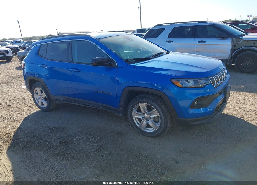 2022 JEEP COMPASS LATITUDE FWD VIN: 3C4NJCBB2NT112957