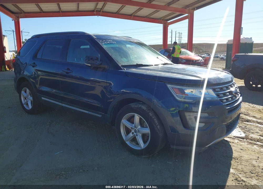 2017 FORD EXPLORER XLT VIN: 1FM5K7D87HGA41281