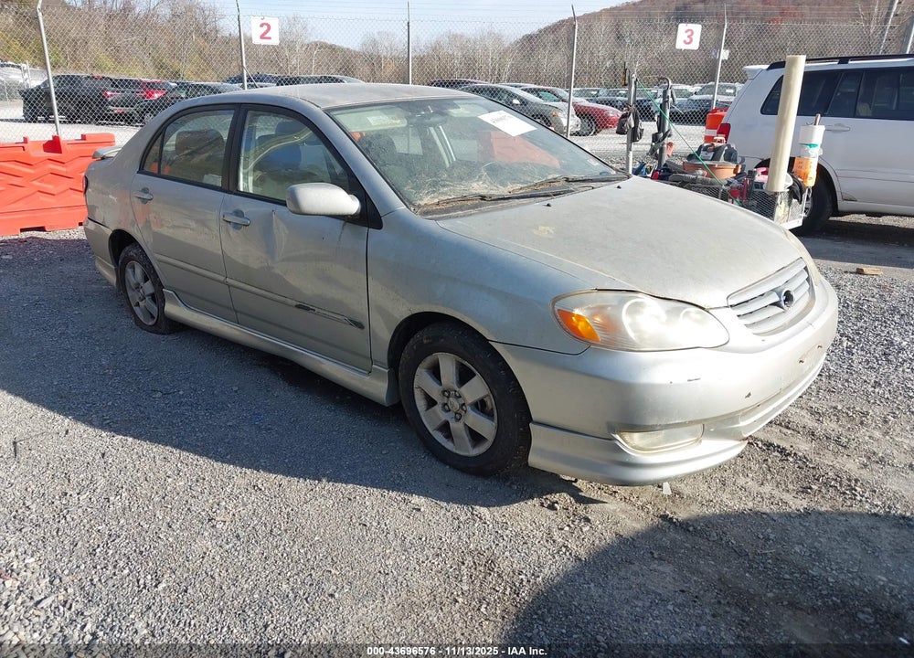 2003 TOYOTA COROLLA S VIN: 1NXBR32E73Z106799