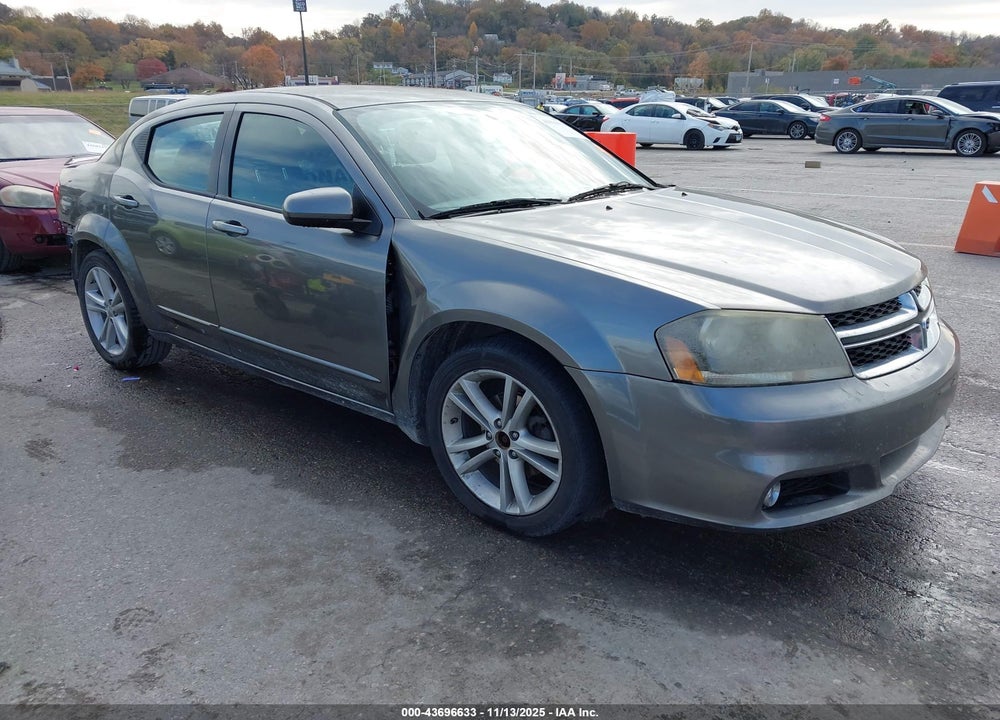 2012 DODGE AVENGER SXT PLUS VIN: 1C3CDZEG0CN276346