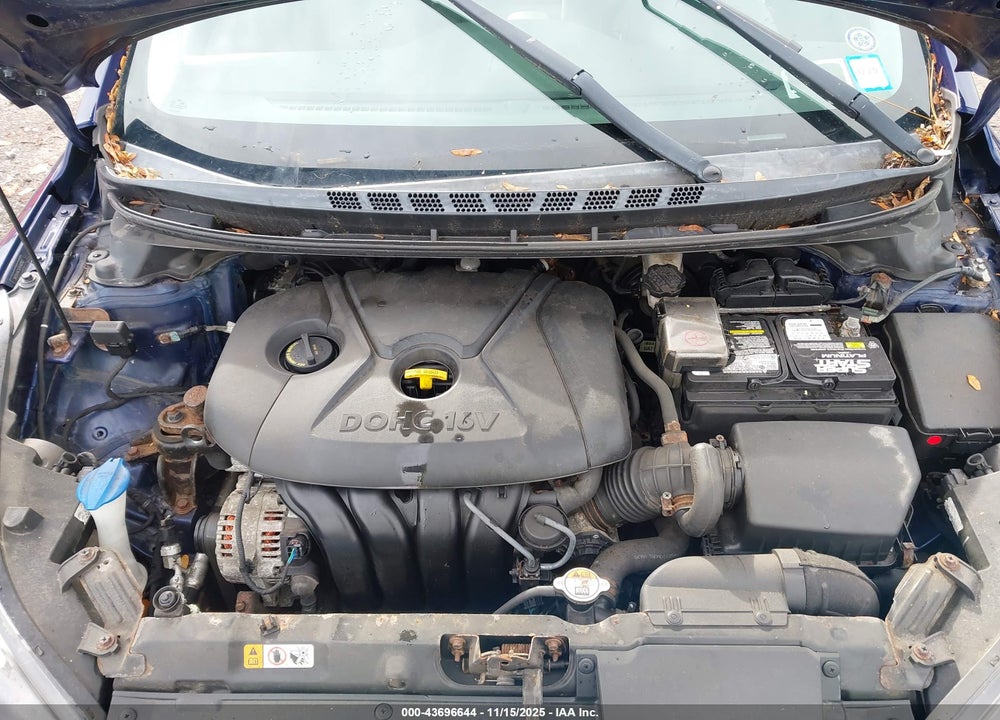 2014 HYUNDAI ELANTRA SE VIN: 5NPDH4AEXEH540882