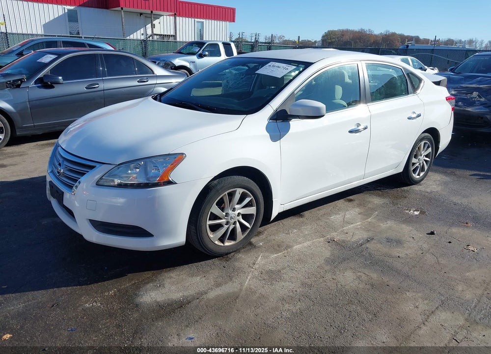 2015 NISSAN SENTRA SV VIN: 3N1AB7AP5FY371322