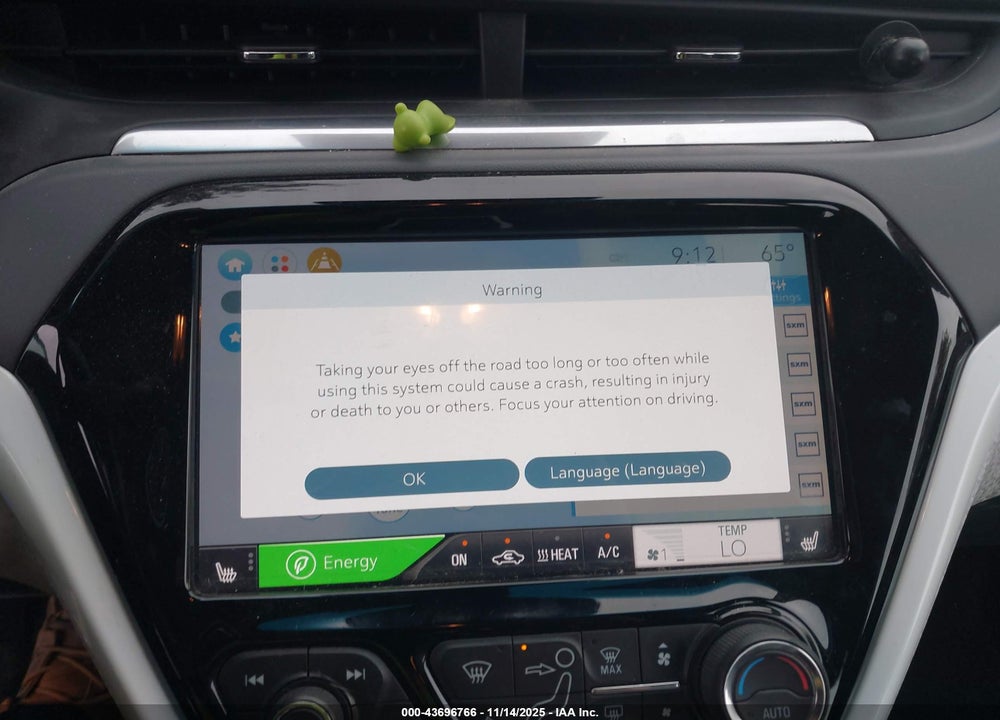 2020 CHEVROLET BOLT EV FWD PREMIER VIN: 1G1FZ6S05L4133181