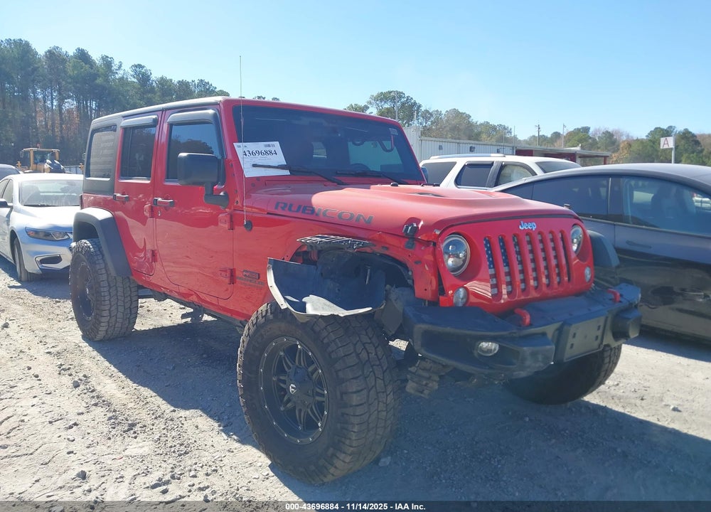 2016 JEEP WRANGLER UNLIMITED RUBICON HARD ROCK VIN: 1C4BJWFG0GL325186