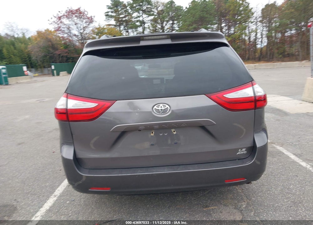 2016 TOYOTA SIENNA LE 7 PASSENGER VIN: 5TDJK3DC1GS144667
