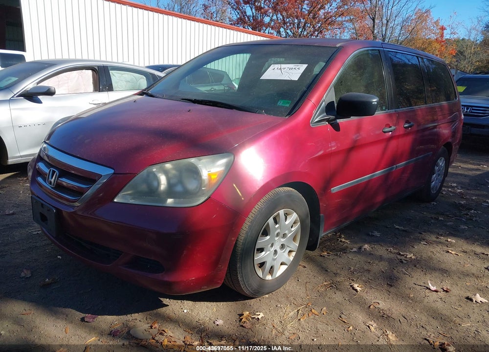 2006 HONDA ODYSSEY LX VIN: 5FNRL382X6B125846