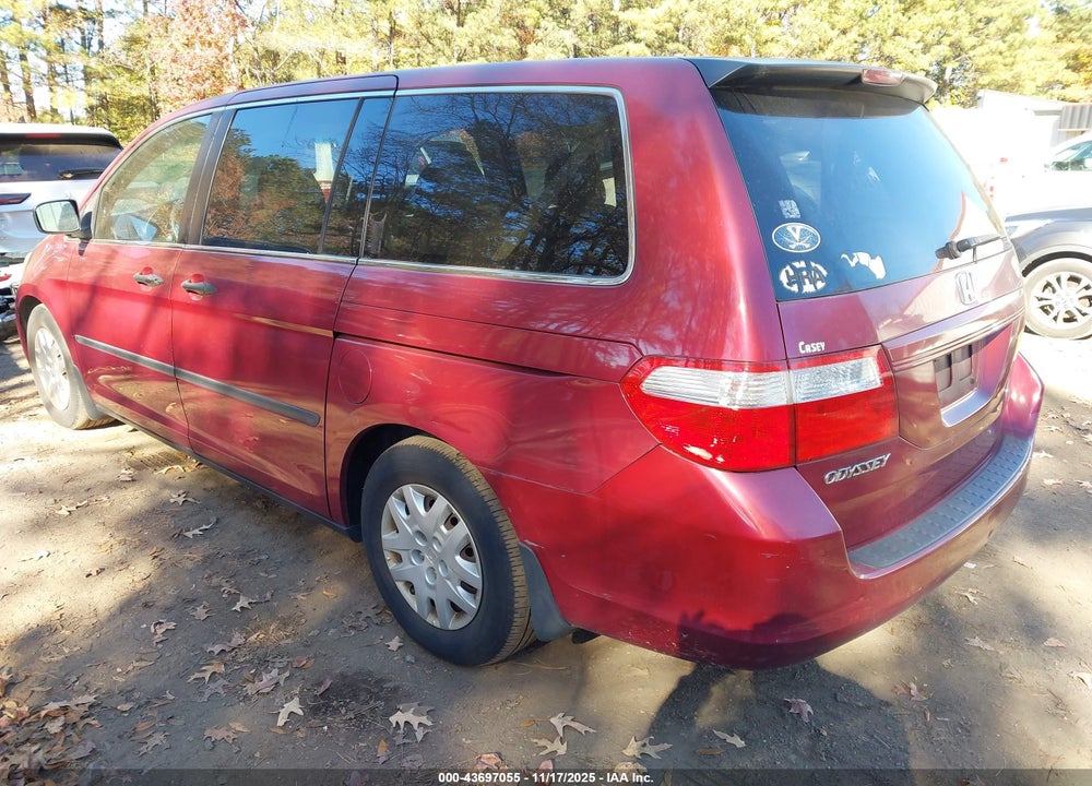 2006 HONDA ODYSSEY LX VIN: 5FNRL382X6B125846