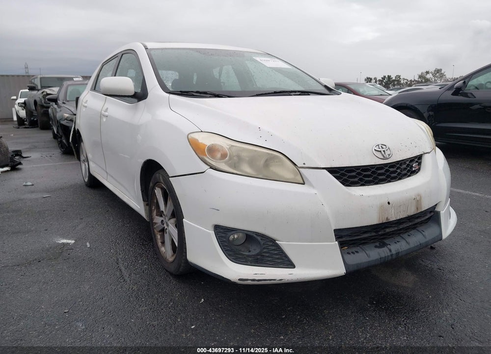 2009 TOYOTA MATRIX S VIN: 2T1KE40E49C011843