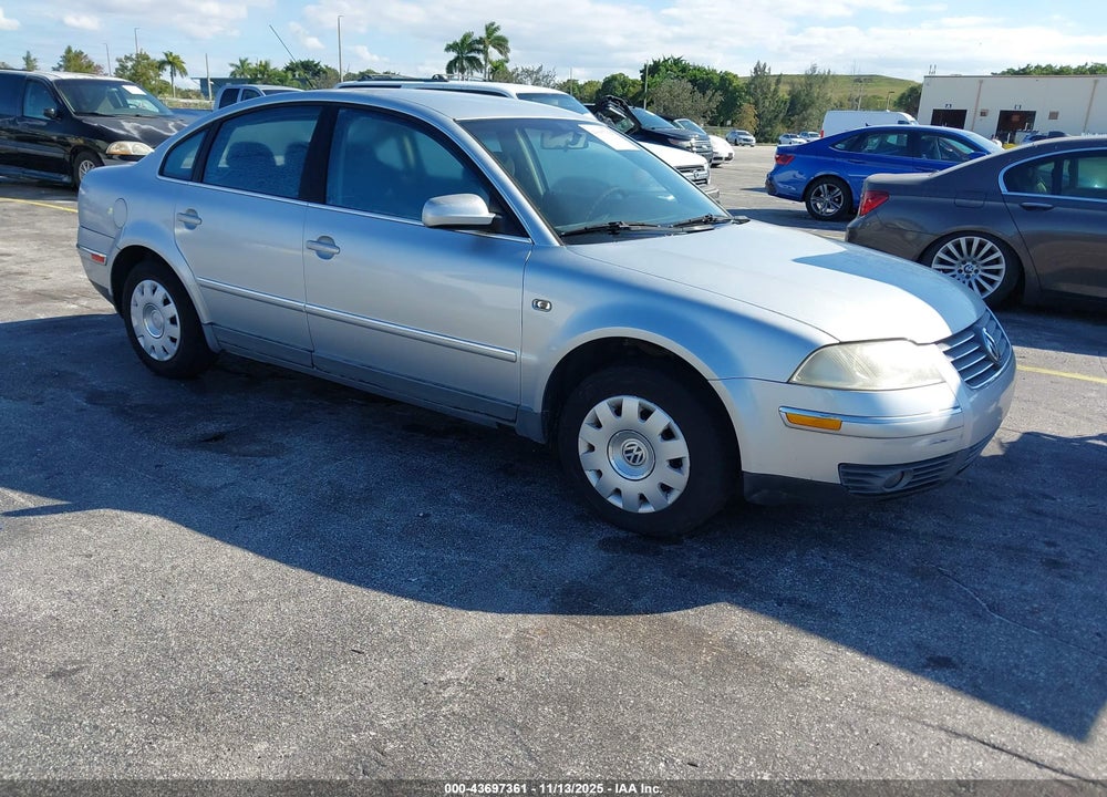 2002 VOLKSWAGEN PASSAT GLS VIN: WVWPD63B42P356464