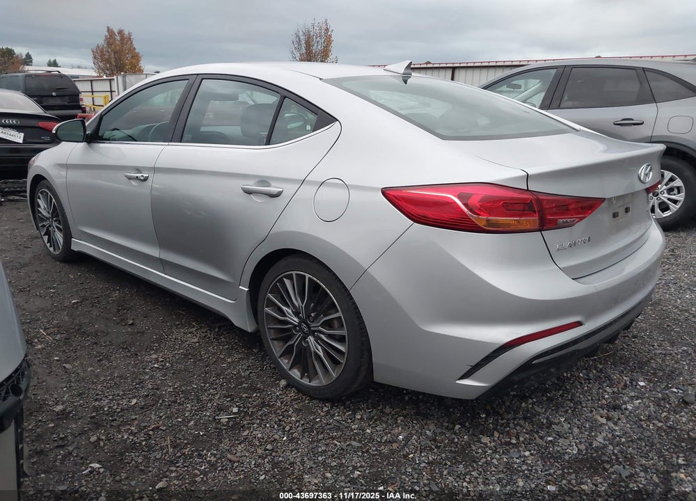 2017 HYUNDAI ELANTRA VIN: KMHD04LB6HU332756