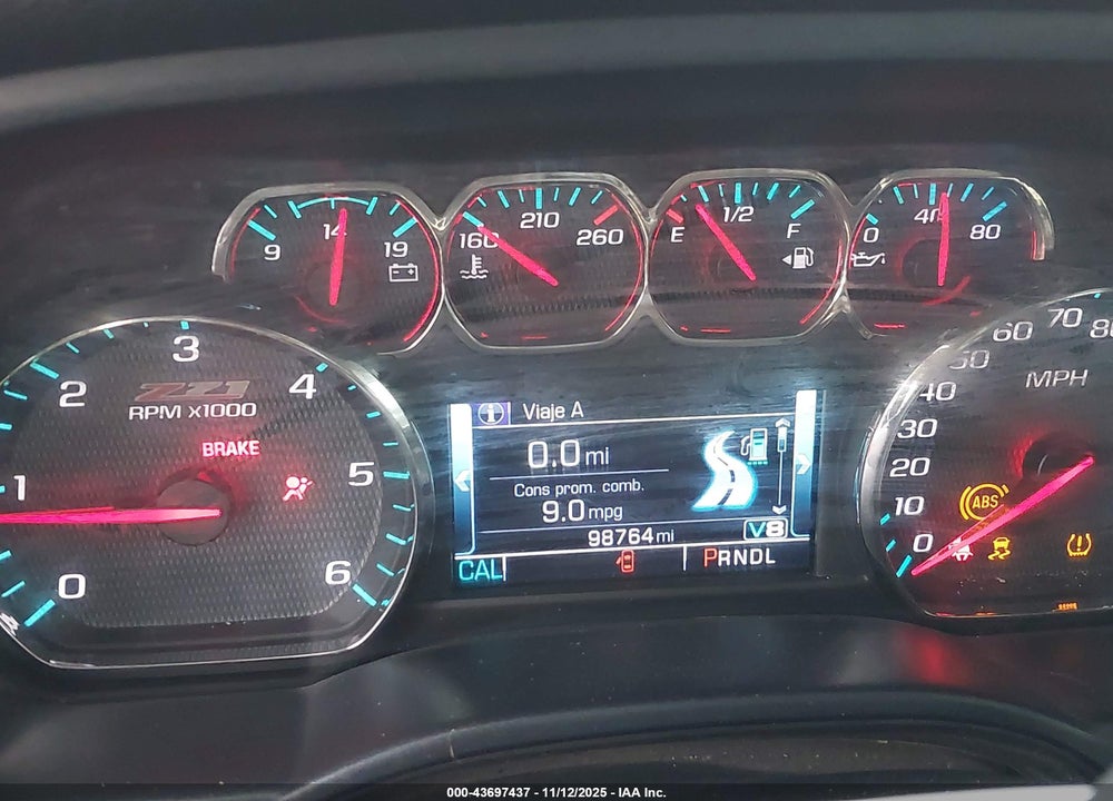 2017 CHEVROLET SILVERADO 1500 2LZ VIN: 3GCUKSEC2HG186139