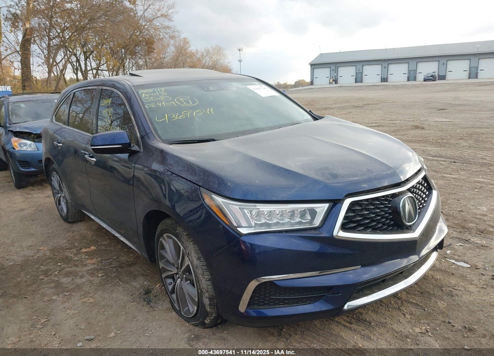 2018 ACURA MDX TECHNOLOGY PACKAGE   WATCH PLUS PKG VIN: 5J8YD4H53JL024907