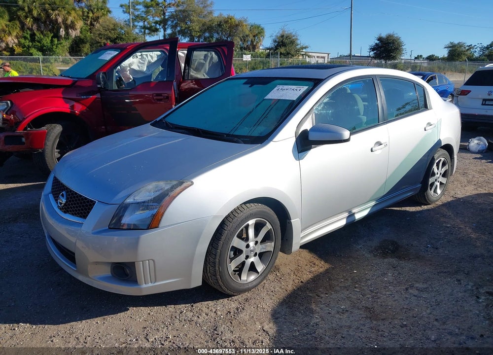 2012 NISSAN SENTRA 2.0 SR VIN: 3N1AB6AP6CL658266