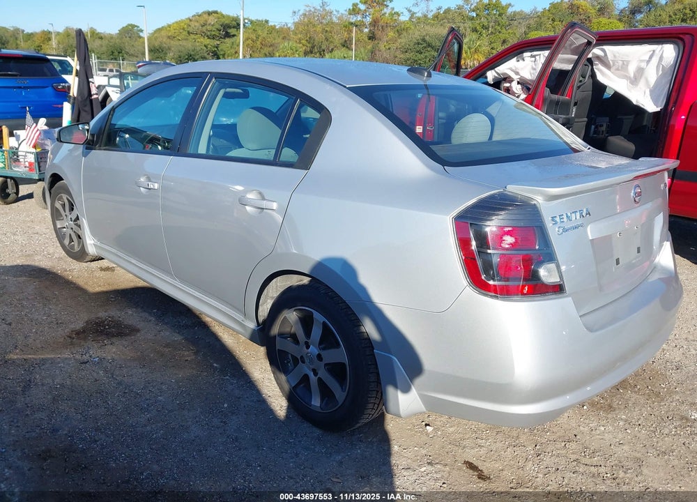 2012 NISSAN SENTRA 2.0 SR VIN: 3N1AB6AP6CL658266