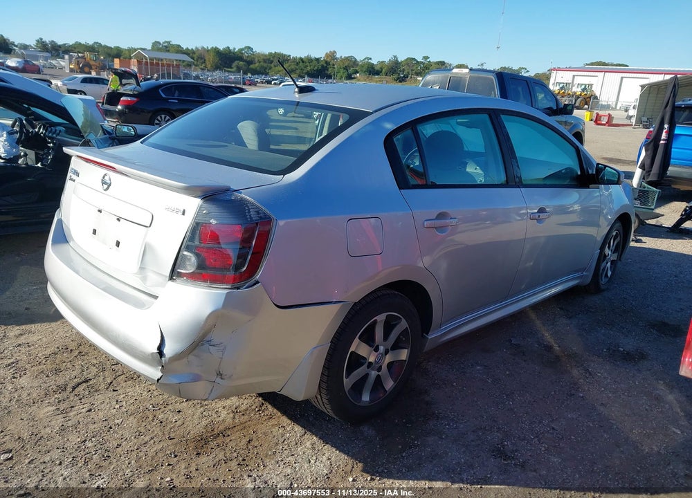 2012 NISSAN SENTRA 2.0 SR VIN: 3N1AB6AP6CL658266