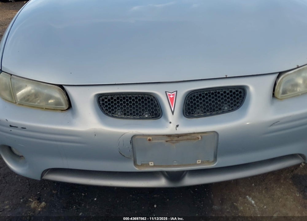 2000 PONTIAC GRAND PRIX GT VIN: 1G2WP52K0YF327156