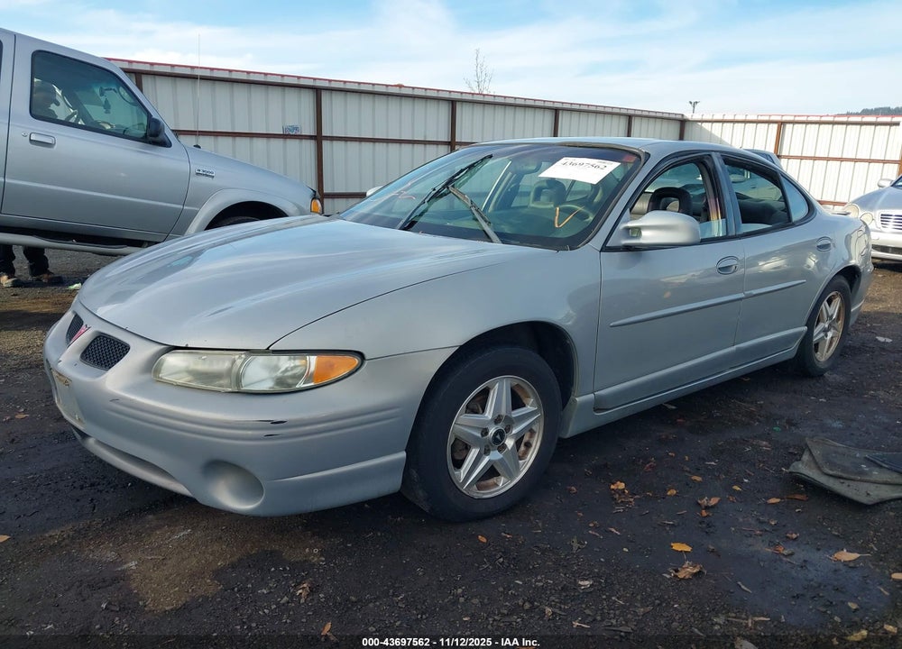 2000 PONTIAC GRAND PRIX GT VIN: 1G2WP52K0YF327156