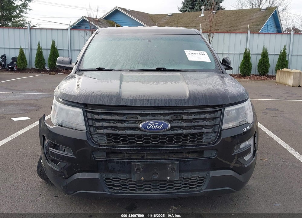 2017 FORD UTILITY POLICE INTERCEPTOR VIN: 1FM5K8AR4HGA89551