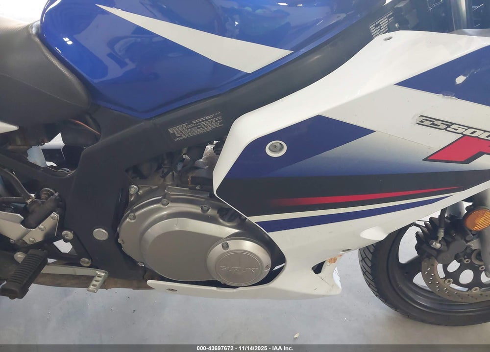 2009 SUZUKI GS500 VIN: VTTGM51A392100843