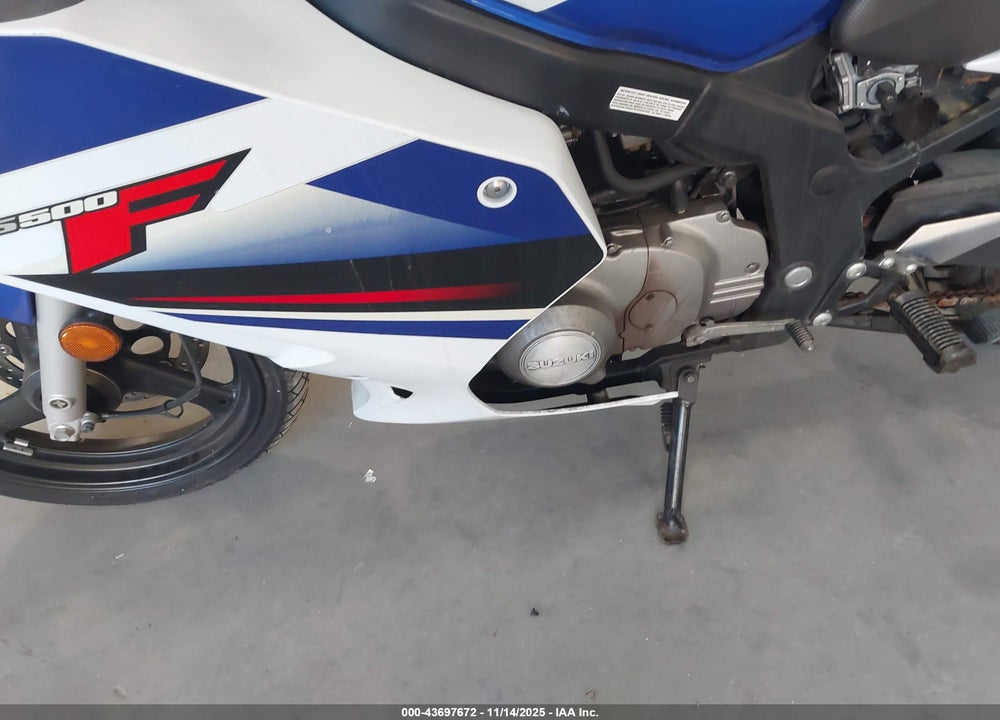 2009 SUZUKI GS500 VIN: VTTGM51A392100843