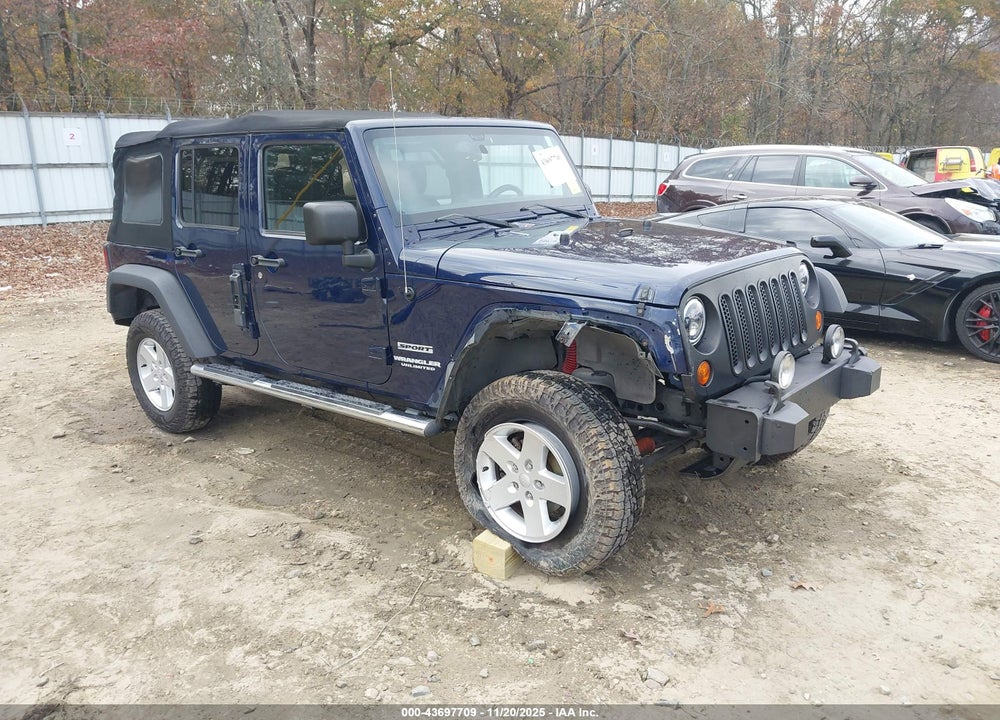 2013 JEEP WRANGLER UNLIMITED SPORT VIN: 1C4BJWDG1DL517702