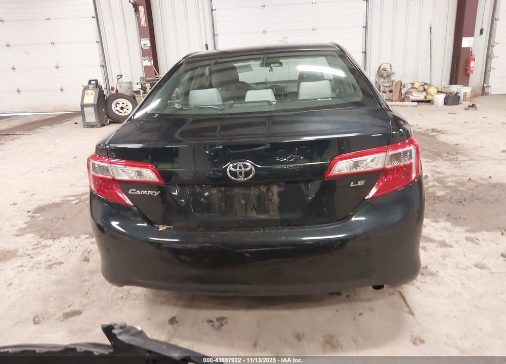 2012 TOYOTA CAMRY LE VIN: 4T4BF1FK9CR165890
