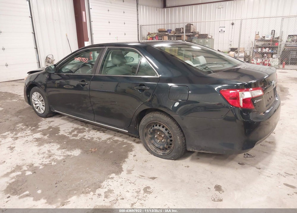 2012 TOYOTA CAMRY LE VIN: 4T4BF1FK9CR165890