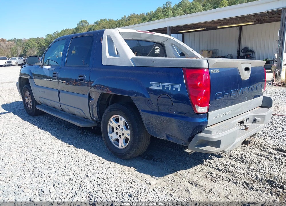 2002 CHEVROLET AVALANCHE 1500 VIN: 3GNEC13T42G213662